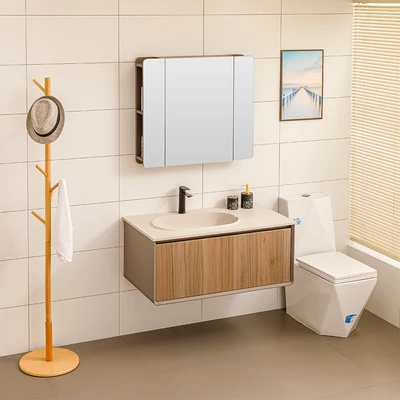 Acroz Kevin Set Kabinet Kamar Mandi PVC 100 cm
